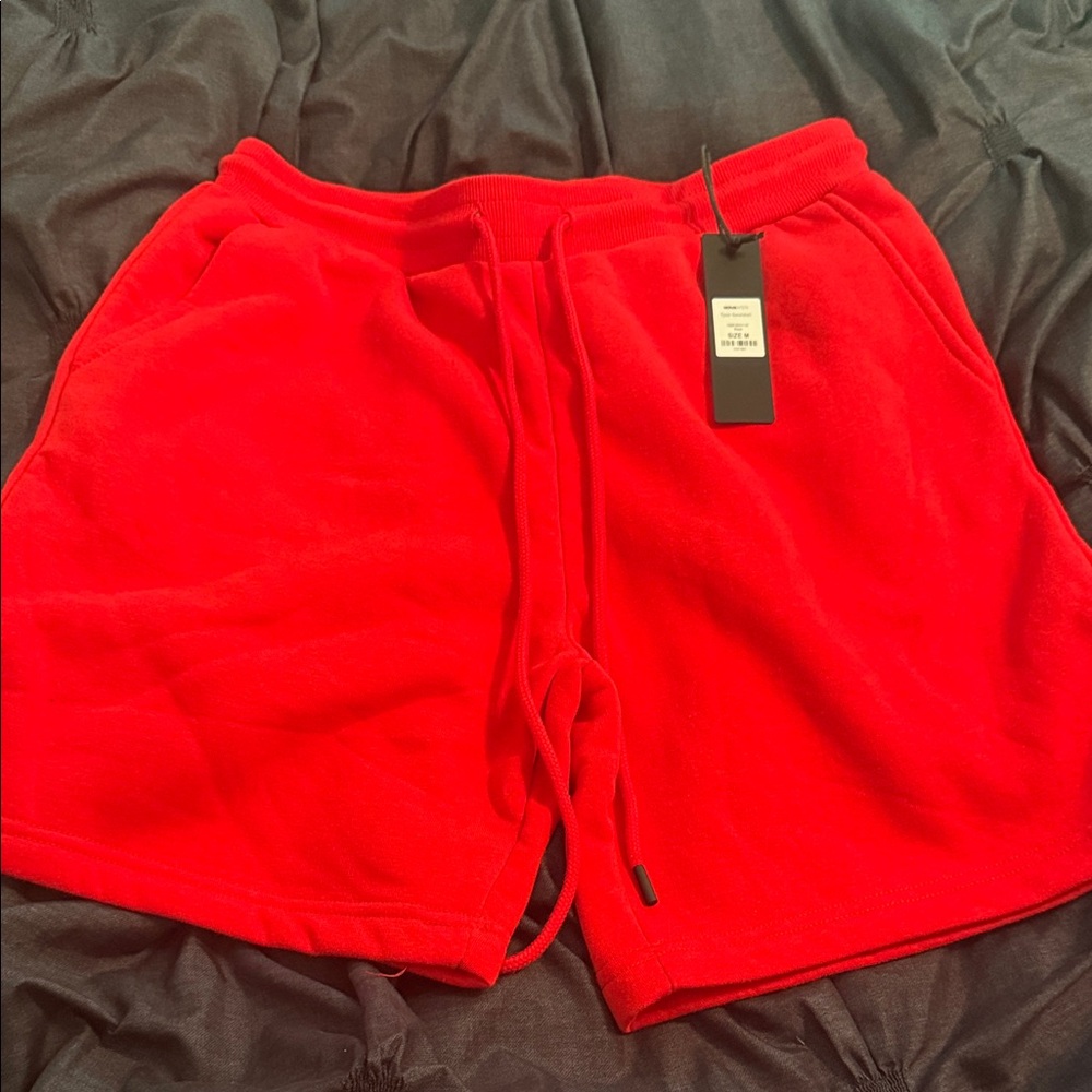 Fashion Nova Bold Red Men's Athletic Shorts